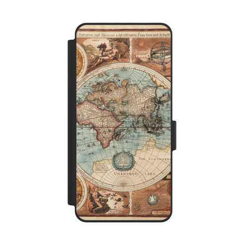 Samsung Galaxy S26 NIVOflip Vintage Weltkarte