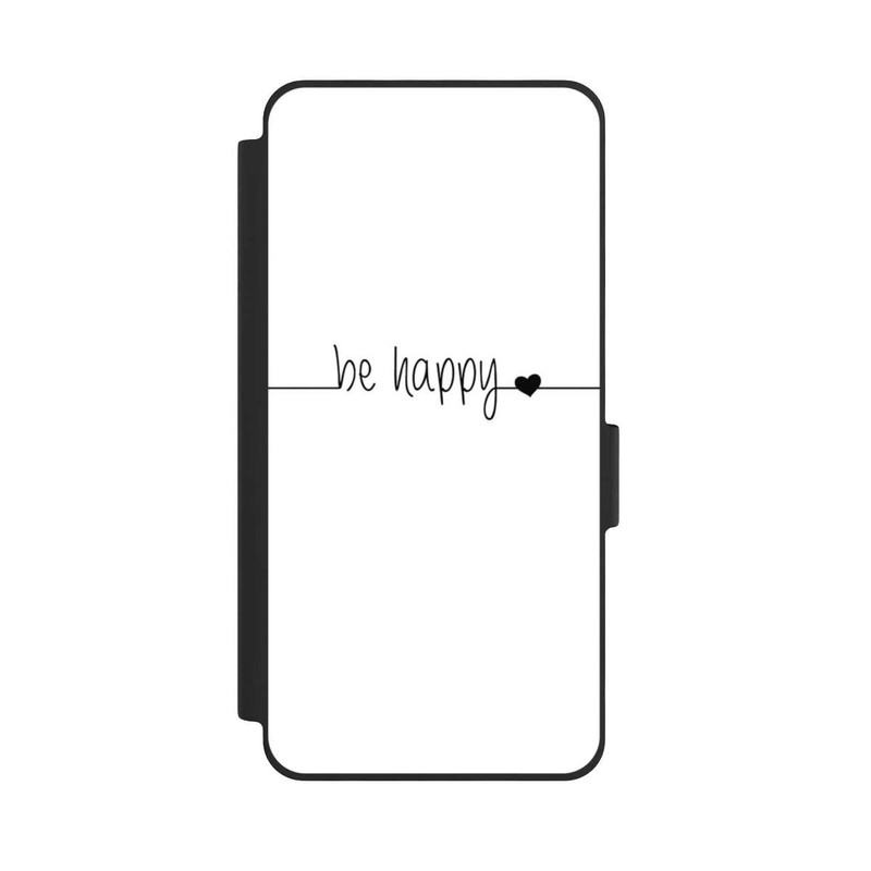Galaxy S26 NIVOflip Be Happy White Background