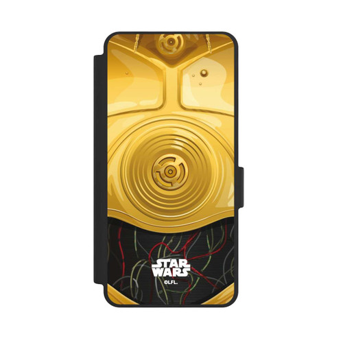 Samsung Galaxy S26 NIVOflip C3PO Closeup