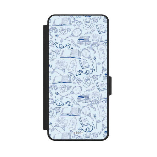 Samsung Galaxy S26 NIVOflip Beauty and Beast Pattern Blue