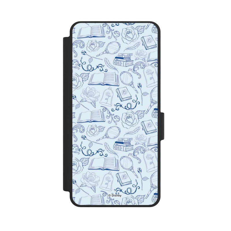Galaxy S26 NIVOflip Beauty and Beast Pattern Blue