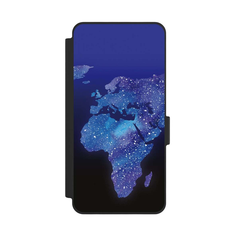 Galaxy S26 NIVOflip Carte du Monde Cosmique