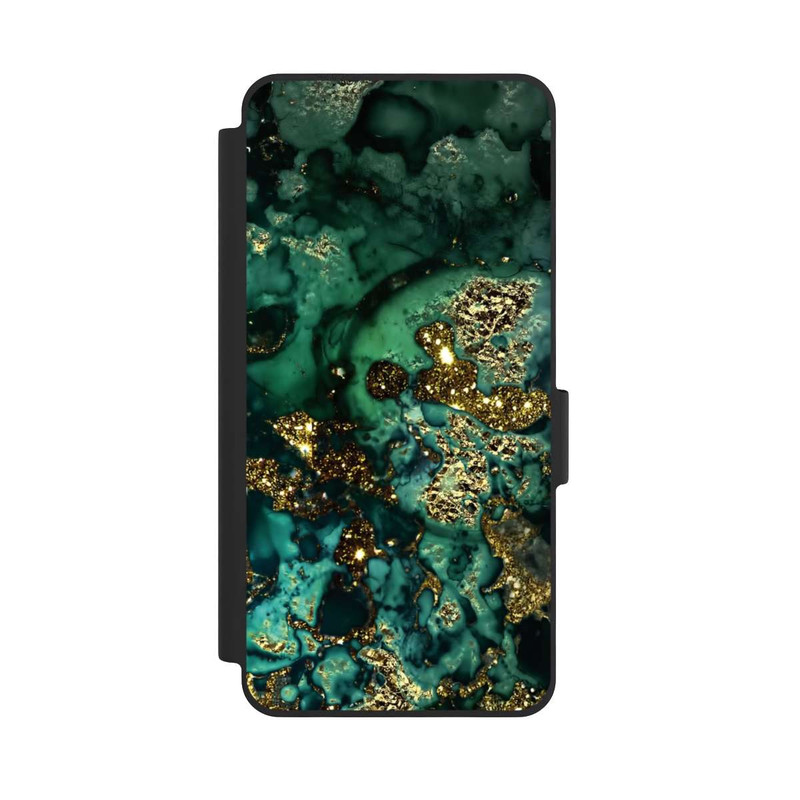 Galaxy S26 NIVOflip Marbre Cyan Scintillant