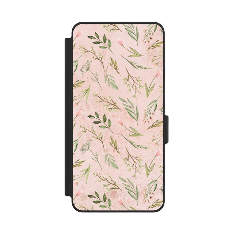 Galaxy S26 NIVOflip Floral Marble Pink