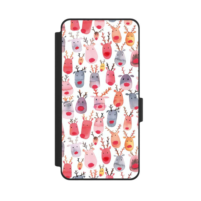 Galaxy S26 NIVOflip Aquarelle de renne mignon
