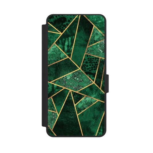 Samsung Galaxy S26 NIVOflip Tief Smaragdgrün Golddruck
