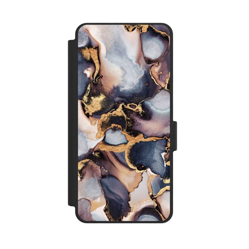 Galaxy S26 NIVOflip Impression Dreamy Ink Gris Or