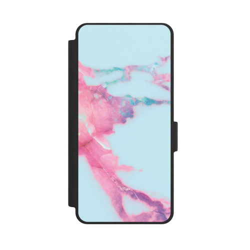 Samsung Galaxy S26 NIVOflip Light Blue Iridescent Vein Marble