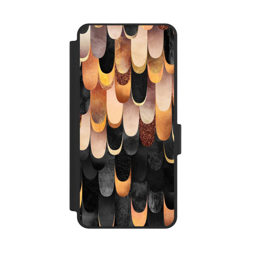 Samsung Galaxy S26 NIVOflip Gefiedertes Kupfer und Schwarz
