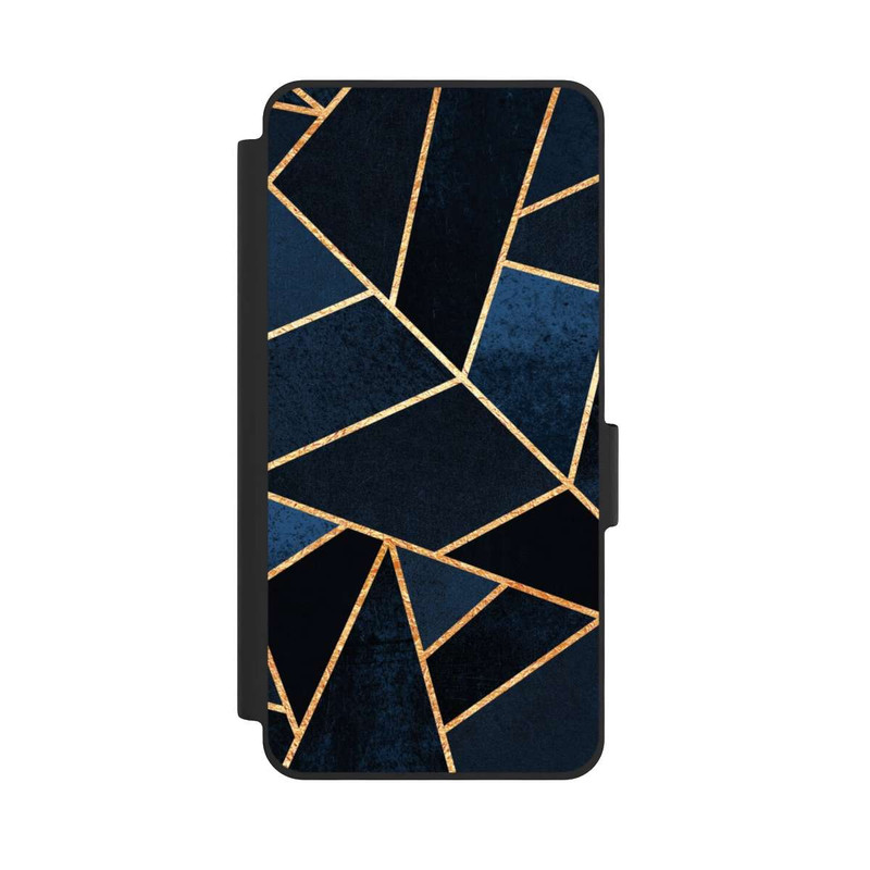 Galaxy S26 NIVOflip Navy Stein Golddruck