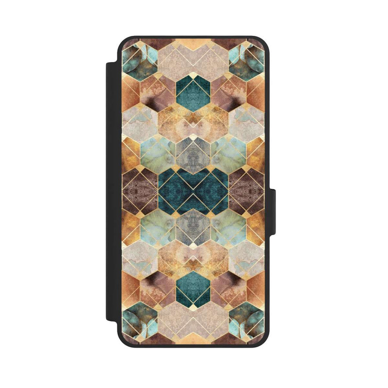 Galaxy S26 NIVOflip Hexagones et diamants naturels