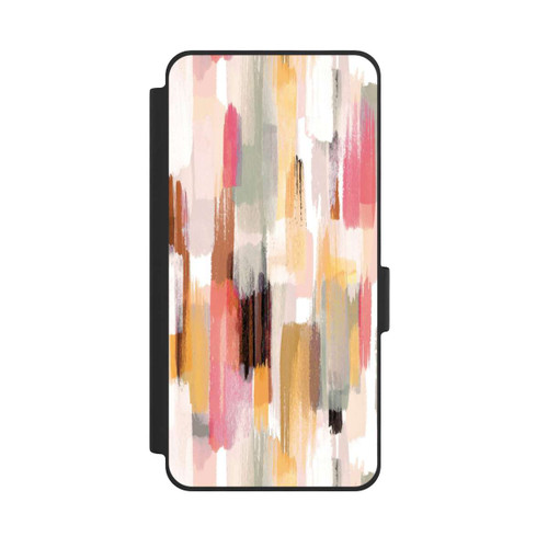 Samsung Galaxy S26 NIVOflip Abstrakte Pinselstriche Herbsttöne