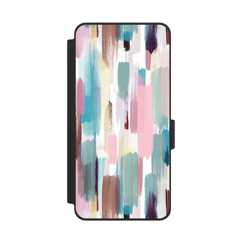 Galaxy S26 NIVOflip Abstract Brushstrokes Pastel Shades