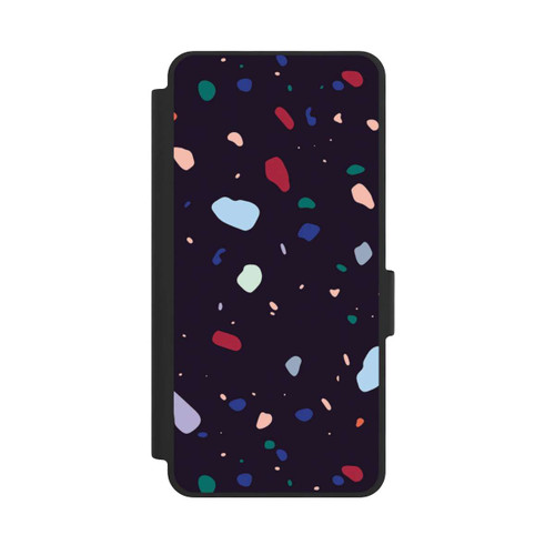 Samsung Galaxy S26 NIVOflip Modern Dark Rounded Terrazzo