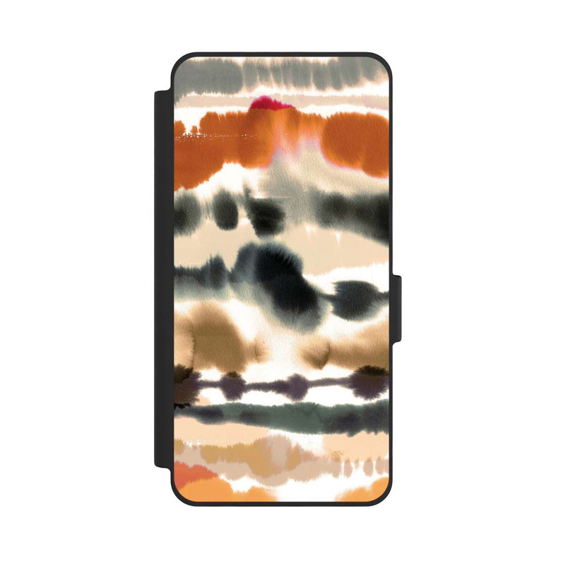 Galaxy S26 NIVOflip Lignes d'aquarelle nautique douces orange