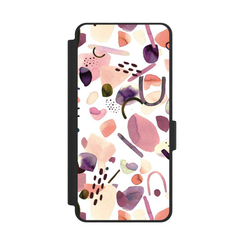 Samsung Galaxy S26 NIVOflip Watercolor Abstract Pieces Mauve