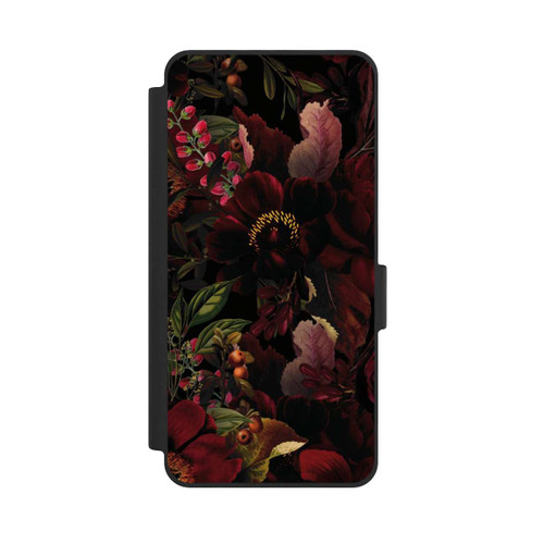 Samsung Galaxy S26 NIVOflip Dunkle Rote Vintage Barock Rosen