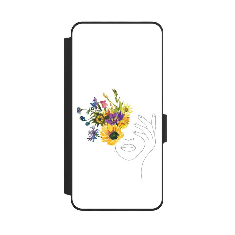 Galaxy S26 NIVOflip Line Art Tournesols femme