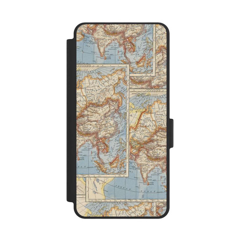 Samsung Galaxy S26 NIVOflip World Map Vintage
