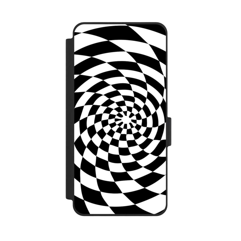 Galaxy S26 NIVOflip Illusion en noir et blanc