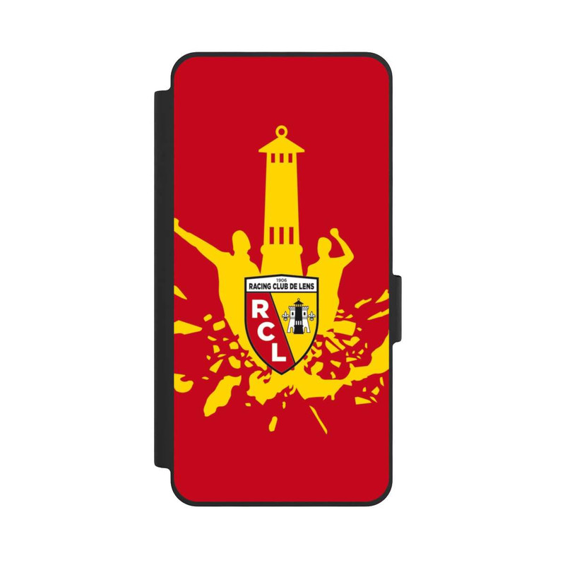 Galaxy S26 NIVOflip RC Lens Turm Gelb auf Rot