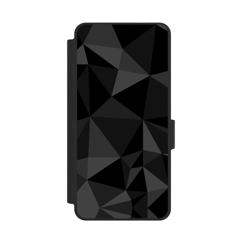 Galaxy S26 NIVOflip Polygon Pattern Black