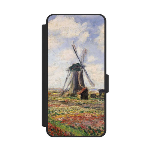 Samsung Galaxy S26 NIVOflip Tulip Fields with the Rijnsburg Windmil by Claude Monet