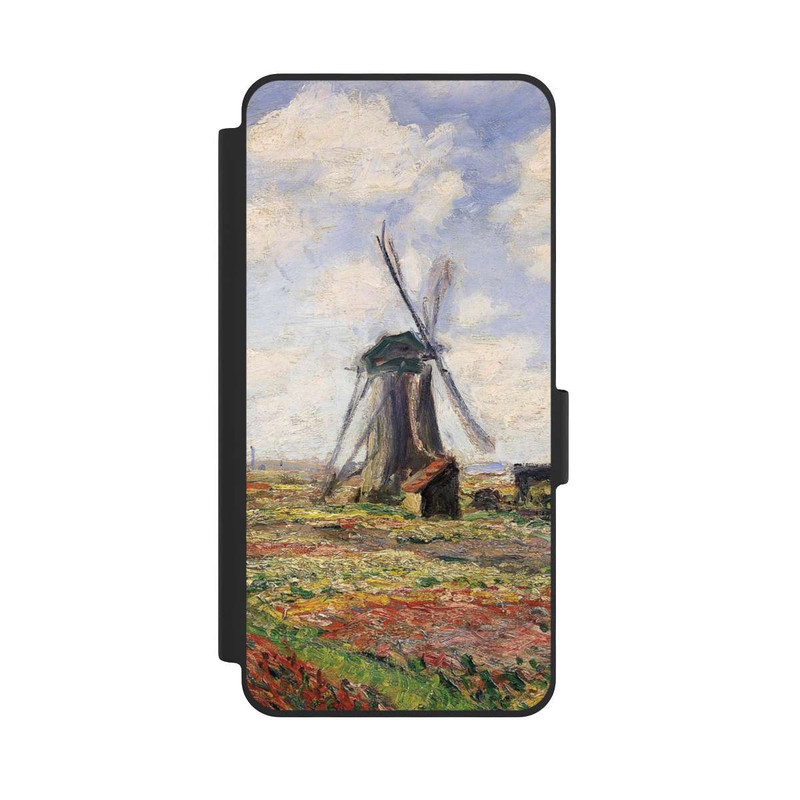 Galaxy S26 NIVOflip Tulpenfelder mit der Rijnsburger Windmühle von Claude Monet