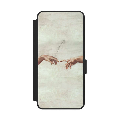 Samsung Galaxy S26 NIVOflip Hands of God and Adam by Michelangelo Buonarroti