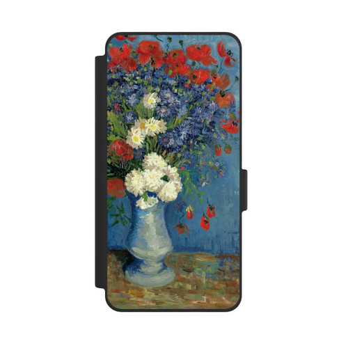 Samsung Galaxy S26 NIVOflip Stillleben Vase mit Kornblumen und Mohnblumen von Vincent Van Gogh