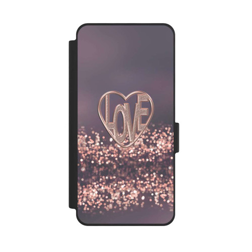 Samsung Galaxy S26 NIVOflip LOVE Rose Pailleté