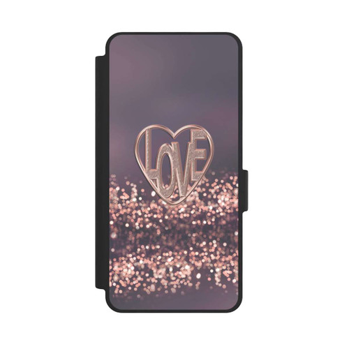Samsung Galaxy S26 NIVOflip Love Glitter Pink