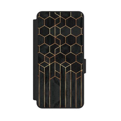 Samsung Galaxy S26 NIVOflip Schwarze Sechsecke
