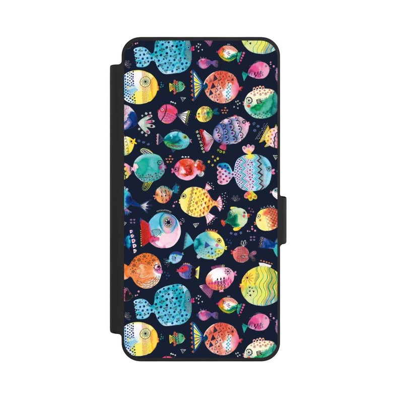 Galaxy S26 NIVOflip Strandkugelfische Kinder Marineblau