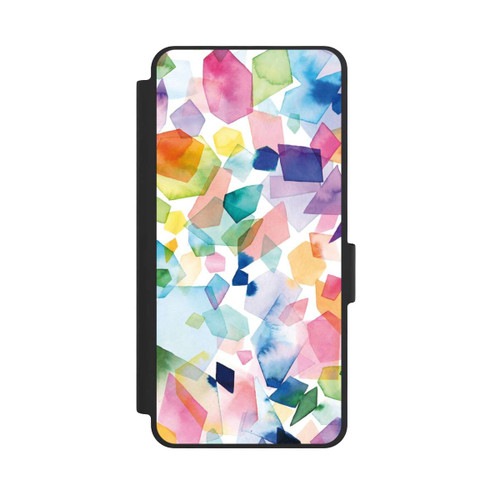 Samsung Galaxy S26 NIVOflip Colorful Watercolor Gems Diamonds
