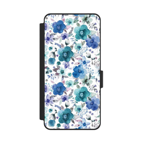 Samsung Galaxy S26 NIVOflip Winterblumensträuße Blau
