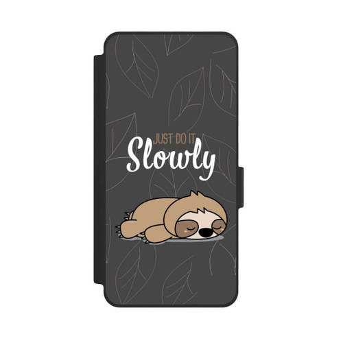 Samsung Galaxy S26 NIVOflip Just Do It Slowly Sloth Grey