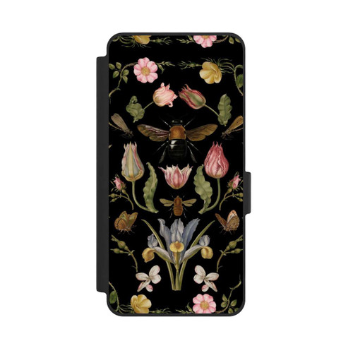 Samsung Galaxy S26 NIVOflip Wildblumen und Biene Schwarz