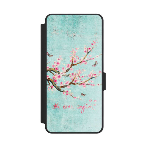 Samsung Galaxy S26 NIVOflip Kirschblütenbaummuster Blau