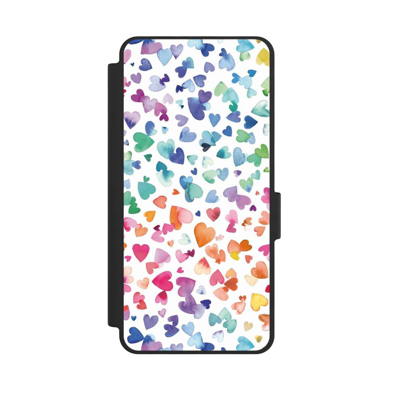 Galaxy S26 NIVOflip Coeurs d'amour aquarelle