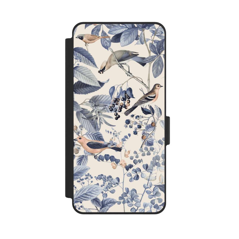 Galaxy S26 NIVOflip Oiseaux Et Baies en Beige
