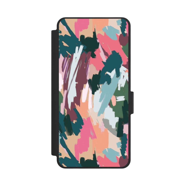 Galaxy S26 NIVOflip Abstrait Artistique Texture Rose