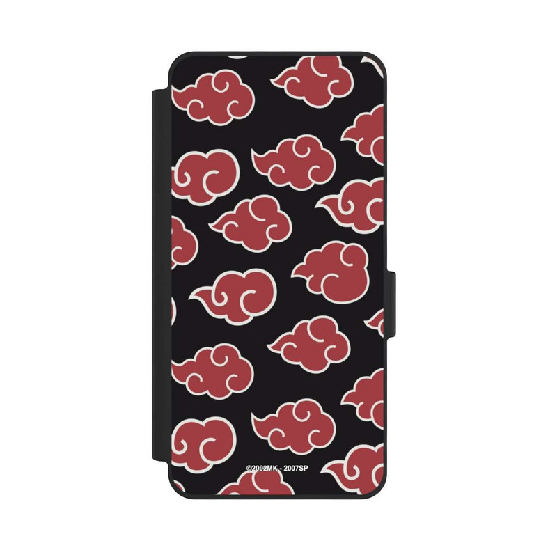 Galaxy S26 NIVOflip Akatsuki Pattern Black Big