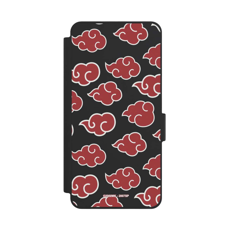 Galaxy S26 NIVOflip Akatsuki Pattern Transparent