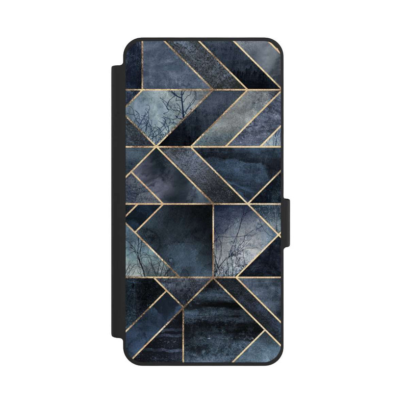 Galaxy S26 NIVOflip Abstraktes Natur-Dunkelblau