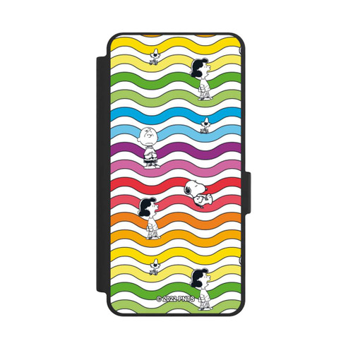 Samsung Galaxy S26 NIVOflip Snoopy Pattern Rainbow