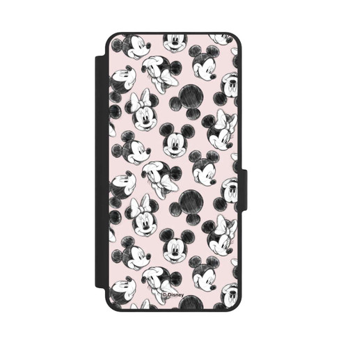 Samsung Galaxy S26 NIVOflip Minnie &amp; Mickey Many Faces Pink