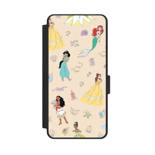 Samsung Galaxy S26 NIVOflip Princess Pattern Beige Disney Princess