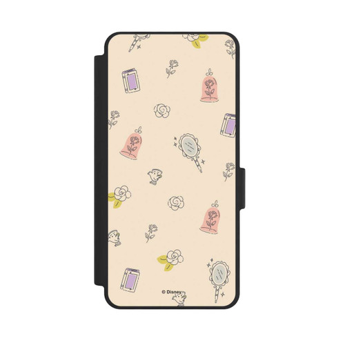 Samsung Galaxy S26 NIVOflip Princess Accessoires Pattern Beige Disney Princess 