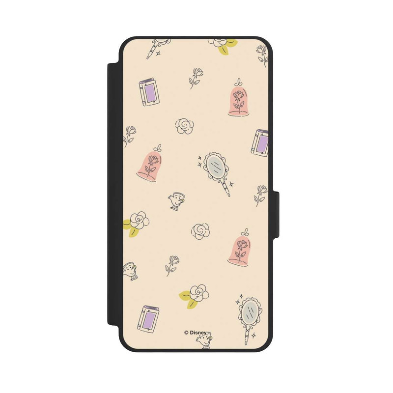 Galaxy S26 NIVOflip Princess Accessoires Pattern Beige Disney Princess 